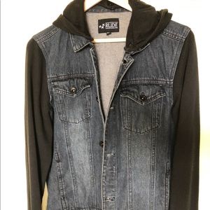 Rude denim hoodie